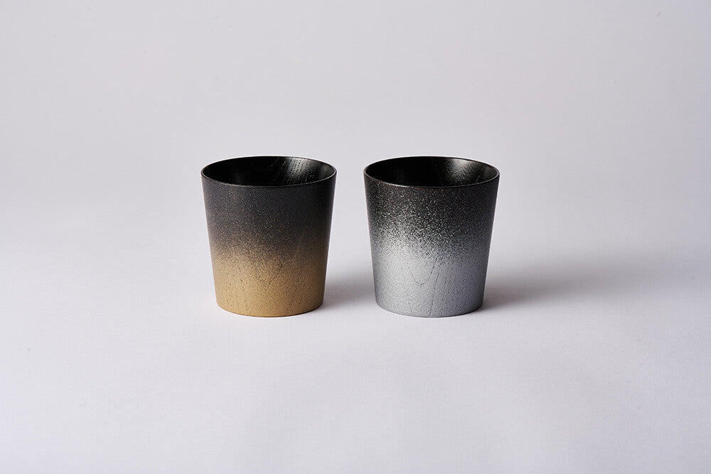 黃昏杯｜日本山中漆器木製杯